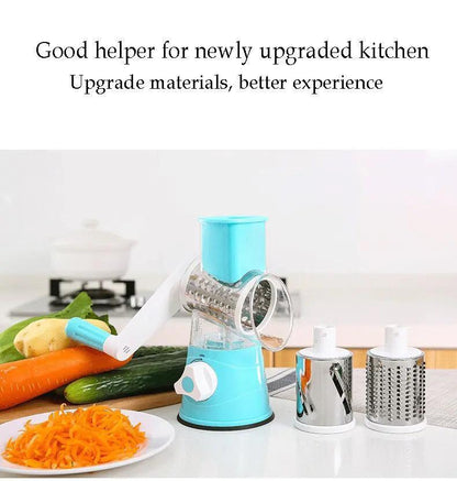 3 in 1 Table top drum vegetable cutter and slicer