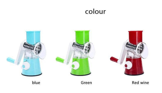 3 in 1 Table top drum vegetable cutter and slicer