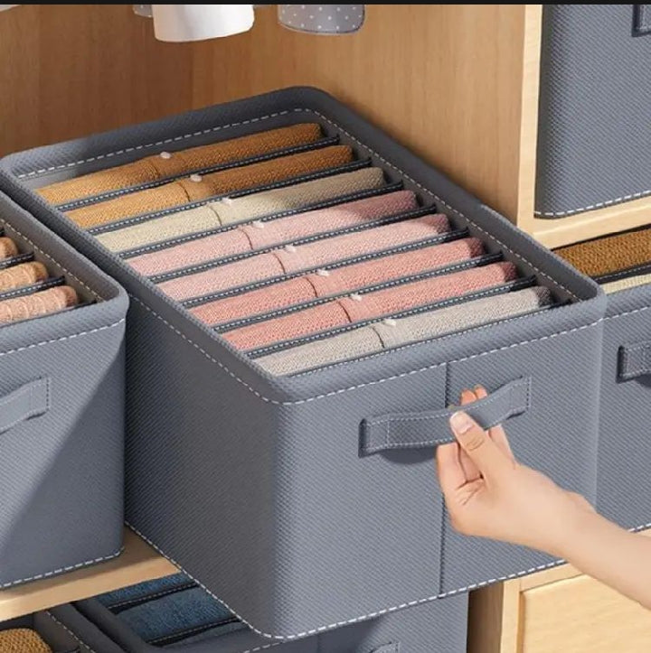 Clothes Storage Box, Foldable, Portable & Space-Saving