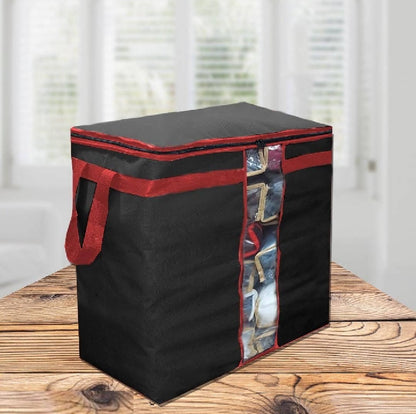 Large Foldable Clothes Storage Zipper Bag – Durable & Space-Saving Organizer