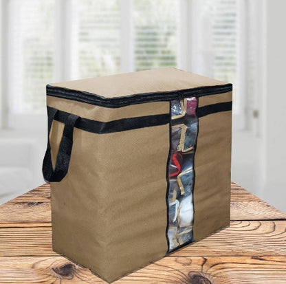 Large Foldable Clothes Storage Zipper Bag – Durable & Space-Saving Organizer